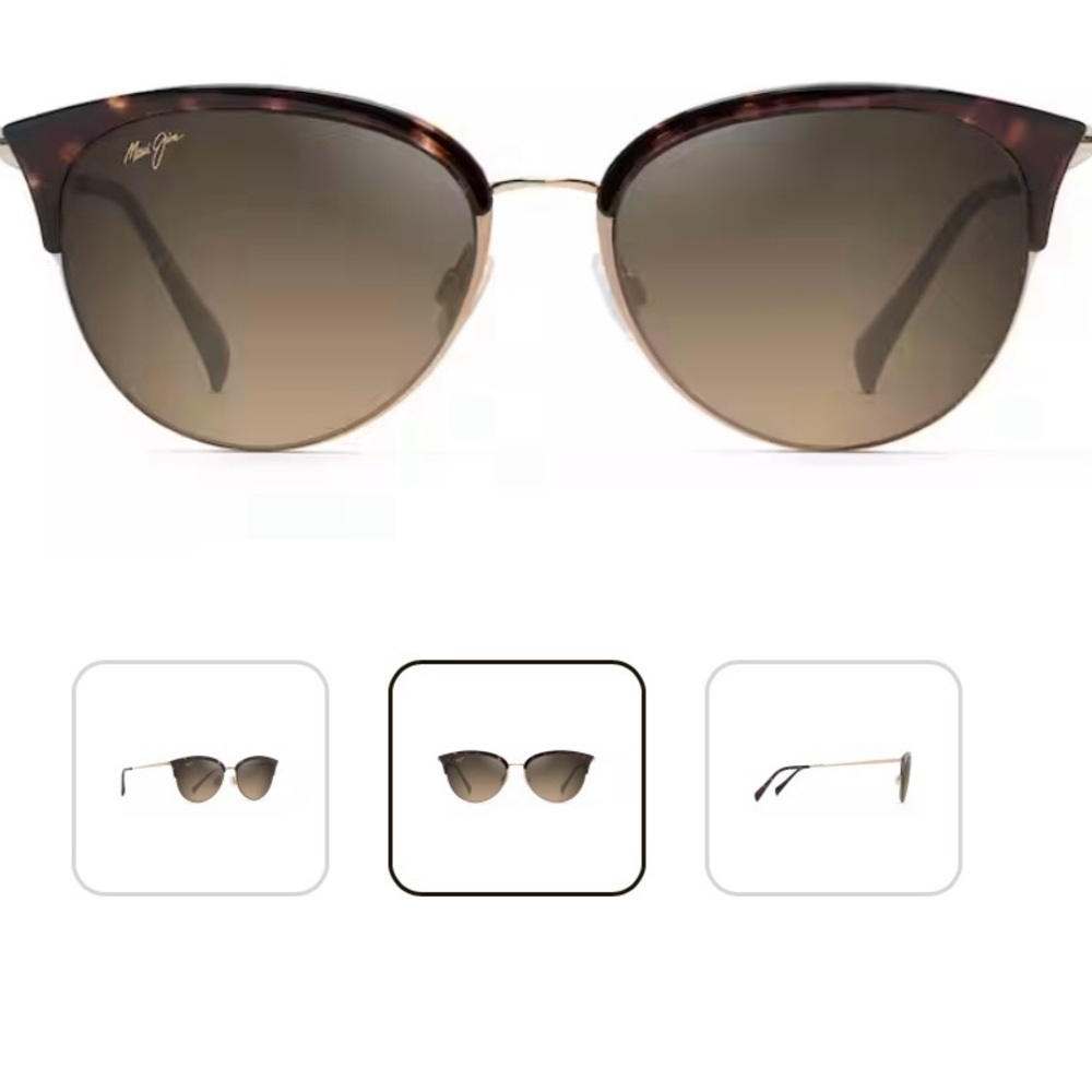 BRAND NEW STILL IN BOX! Maui Jim Polarized Plus 2 Sunglaases -HCL Olili Tortoise